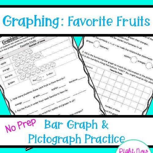 Graphing: Favorite Drinks, graph practice, bar graphs, pictographs's featured image