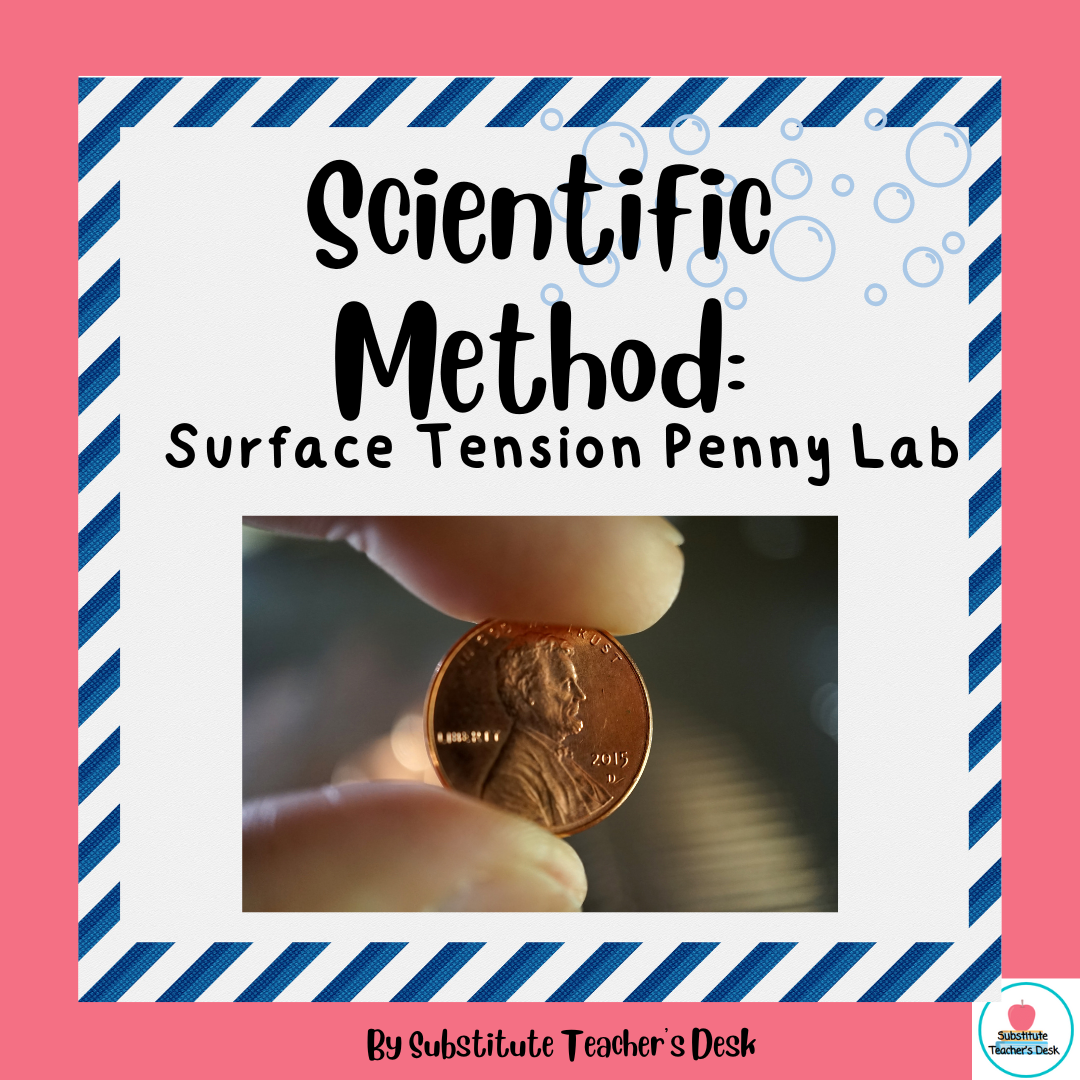 Scientific Method Surface Tension Penny Lab