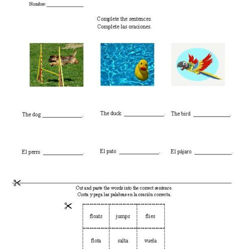 Complete the Sentences (ESL) Verbs's featured image