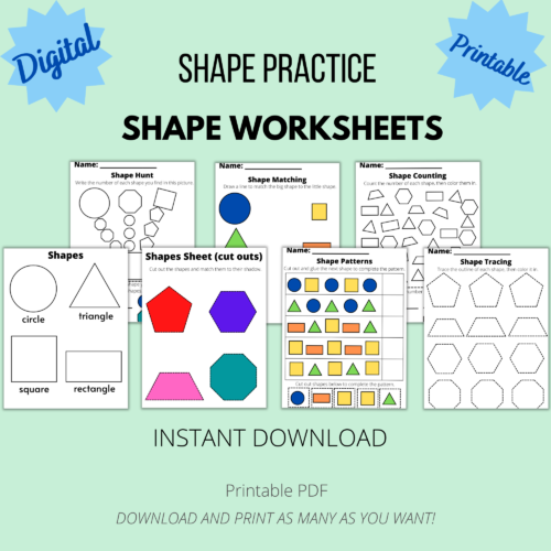 Shape Worksheets's featured image