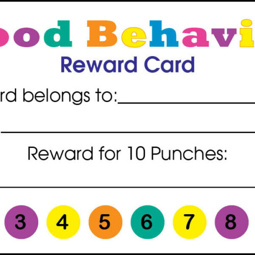 Good Behavior Reward Card's featured image