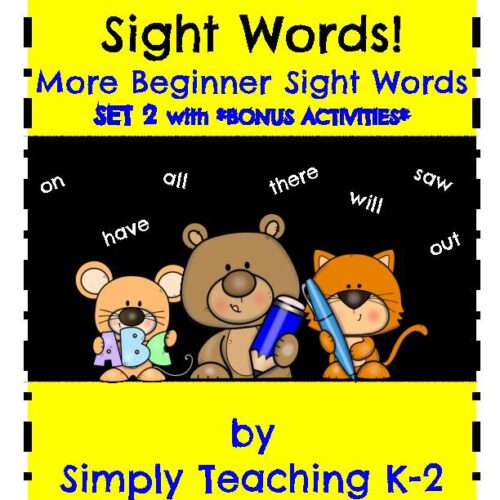 Let's Practice Sight Words Set 2's featured image