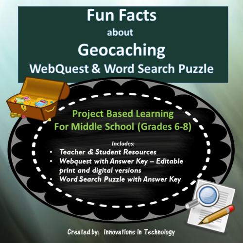 Geocaching - WebQuest & Word Search Puzzle's featured image