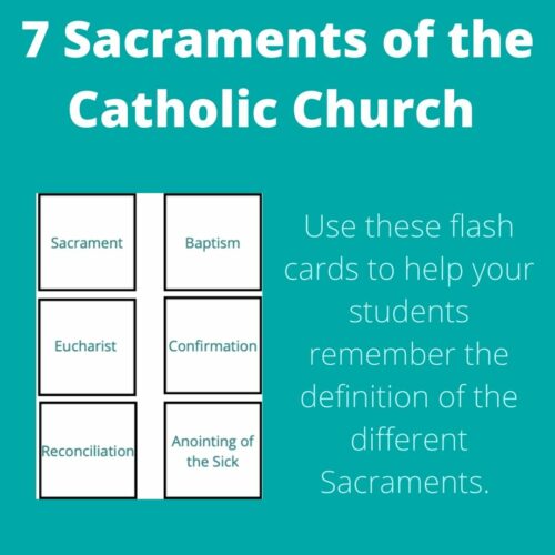 Definition Flashcards for the 7 Sacraments of the Catholic Church's featured image