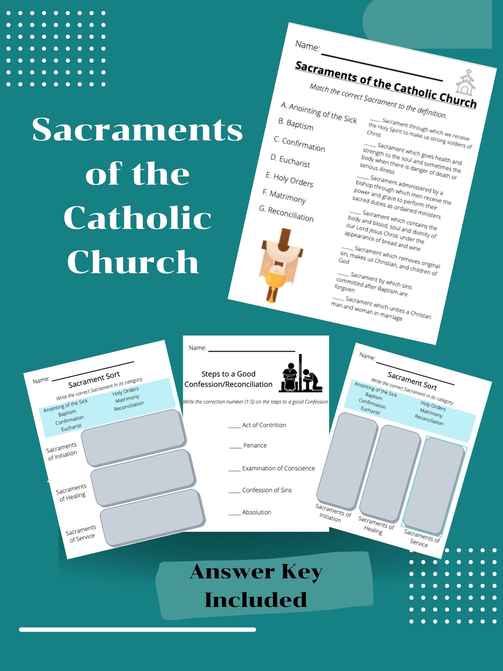 7 Sacraments Of The Catholic Church