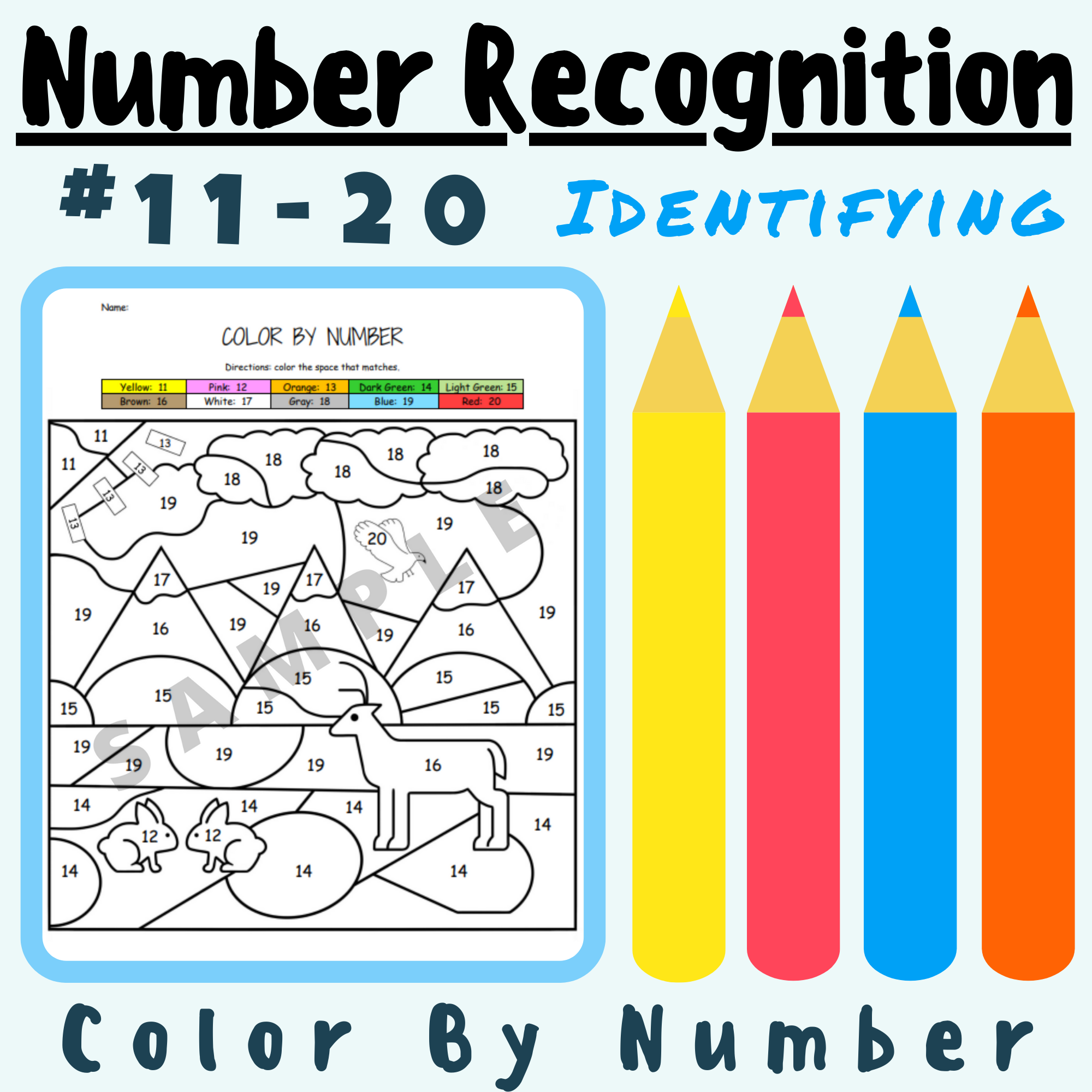 number 11 coloring