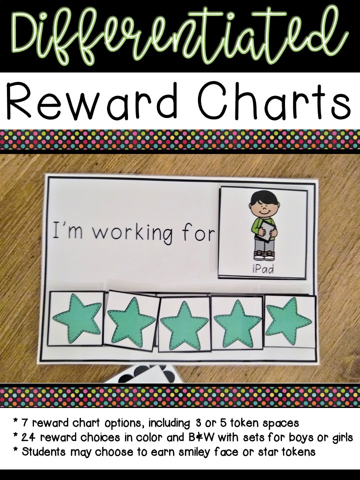 Differentiated Reward Charts and Positive Reinforcement Tools