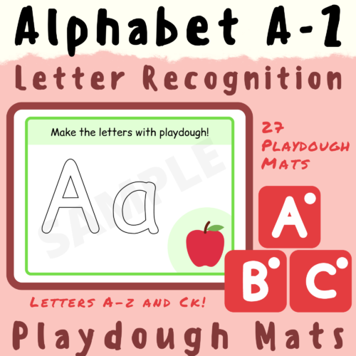Alphabet Phonics A-Z Hands-on Playdough Mats For Fun Letter Formation [& Ck] For K-5 Teachers and Students in the Language Arts, Phonics, Grammar, and Writing Classroom's featured image