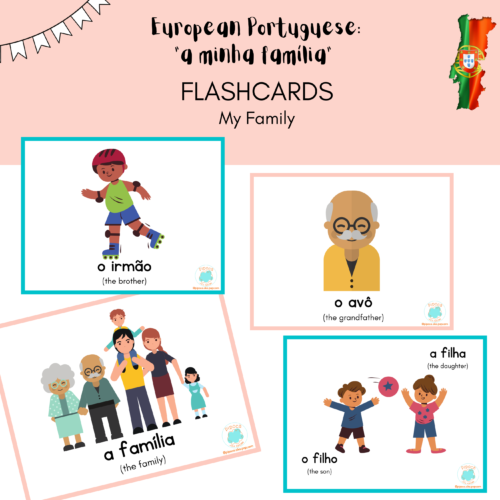 European Portuguese Flashcards: A Minha Família (My Family)'s featured image