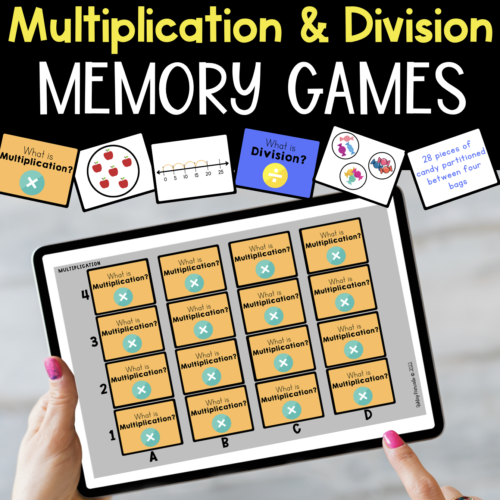 Multiplication and Division Memory Games's featured image