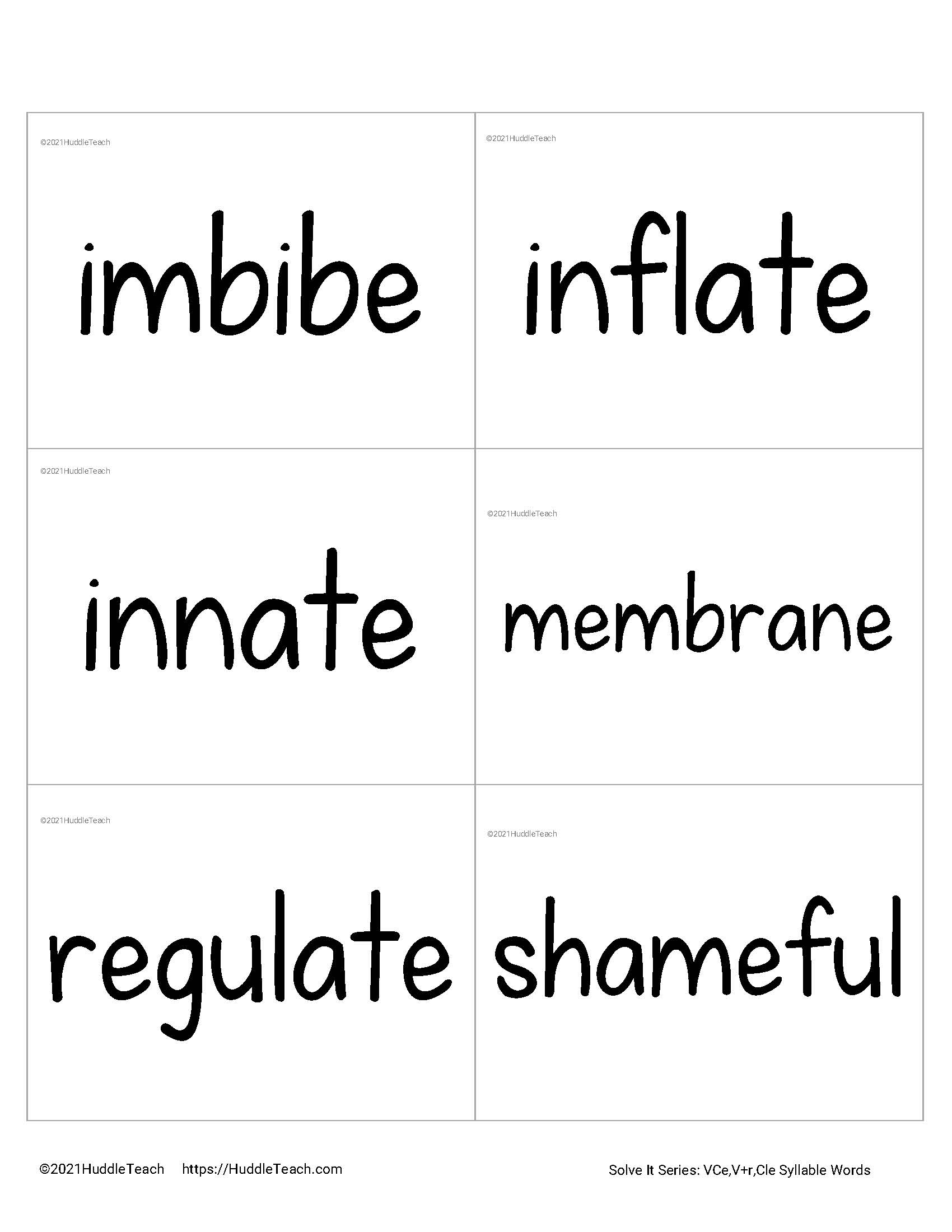 Vowel Team Syllables Solve It Series Classful