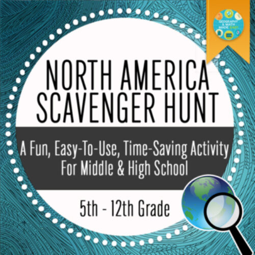 Geography: North America Scavenger Hunt - Introductory Activity's featured image