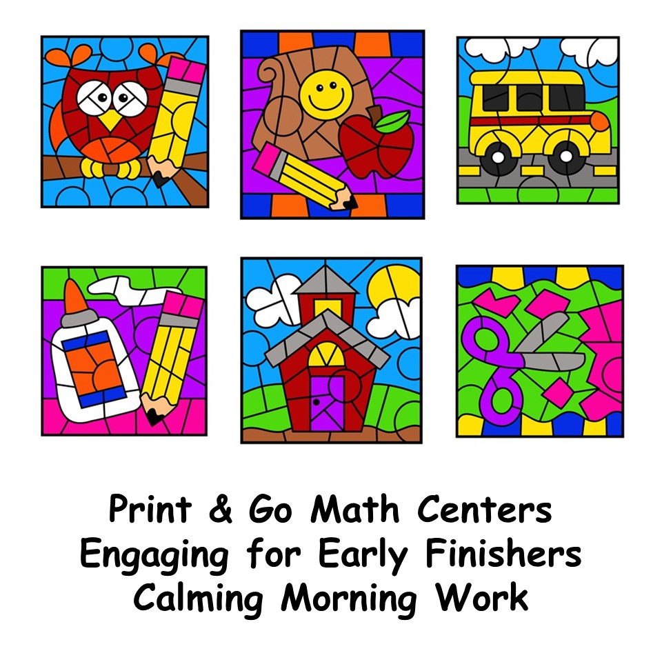 BACK TO SCHOOL COLOR BY CODE NUMBER ADDITION SUMS 10 TO 20 - Classful
