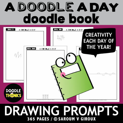 A Doodle A Day Doodle Book's featured image