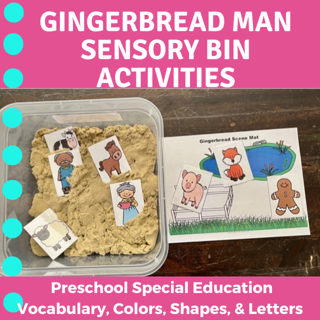 Gingerbread Sensory Bin