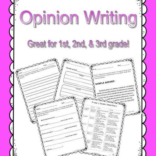 Opinion Writing Prompts (Scaffolded)'s featured image