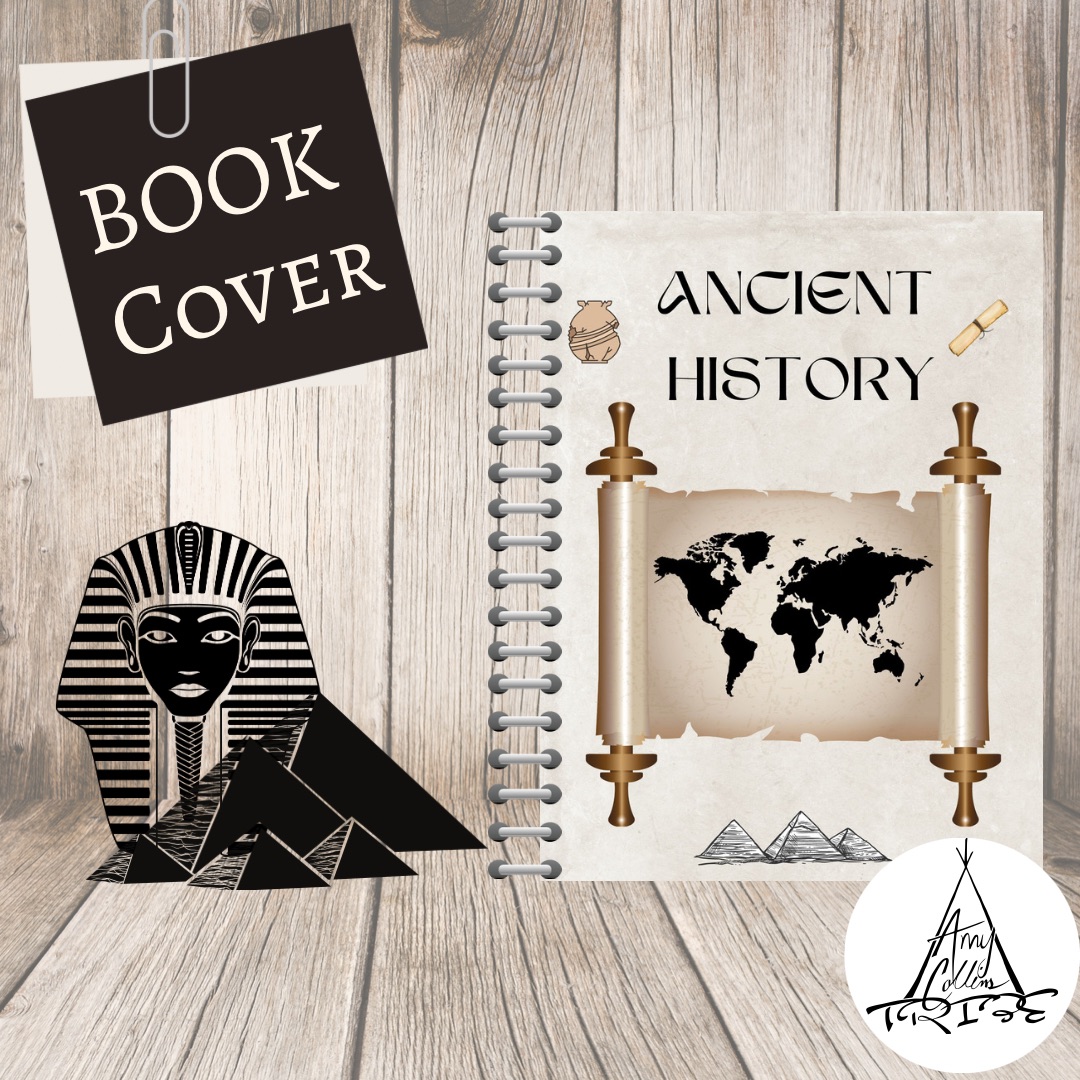 FREE! Ancient History Book Cover. Ancient Maps Cover. History Notebook Cover.