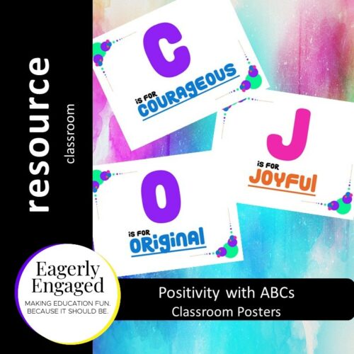 Positivity with ABCs - Classroom Posters's featured image