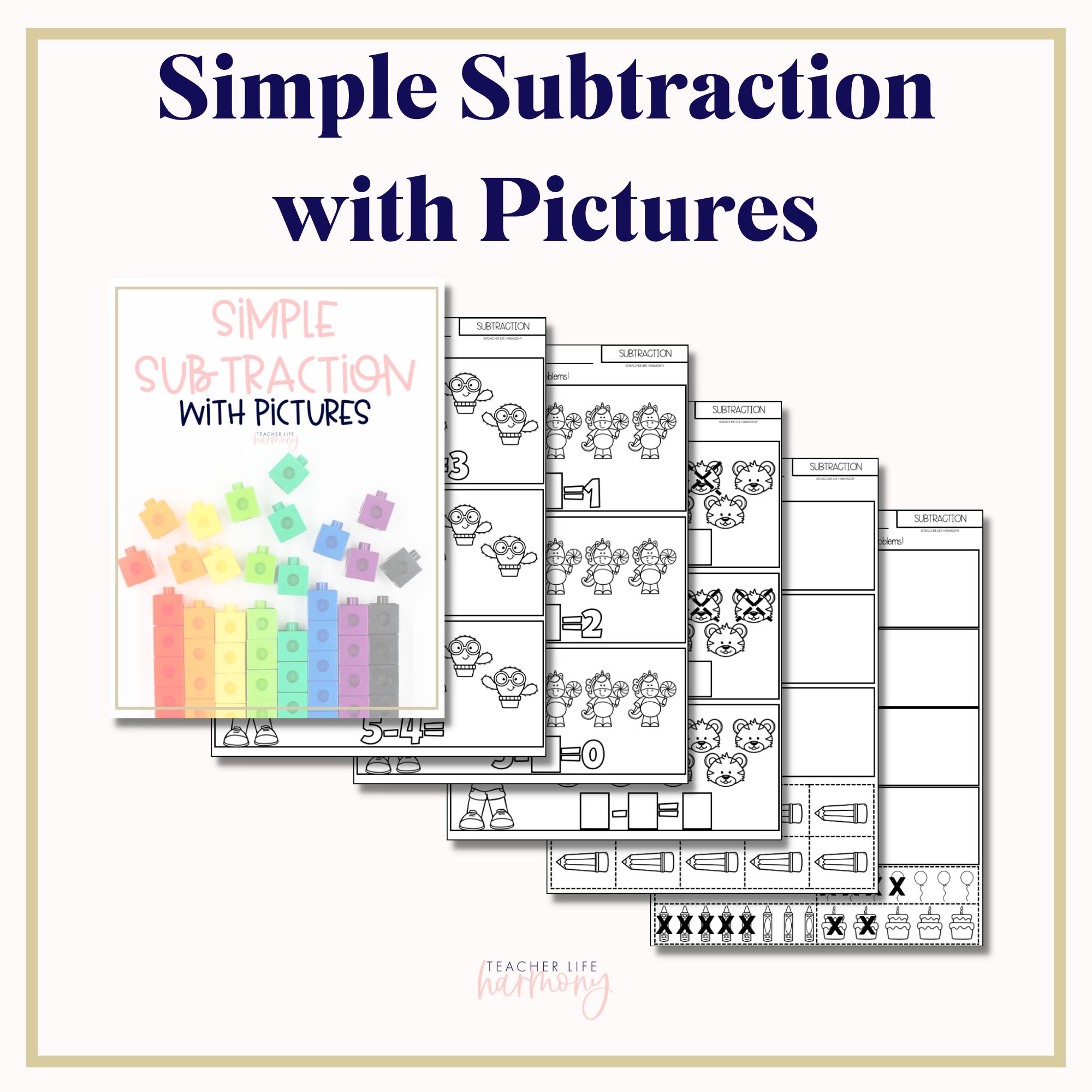 Simple Subtraction with Pictures
