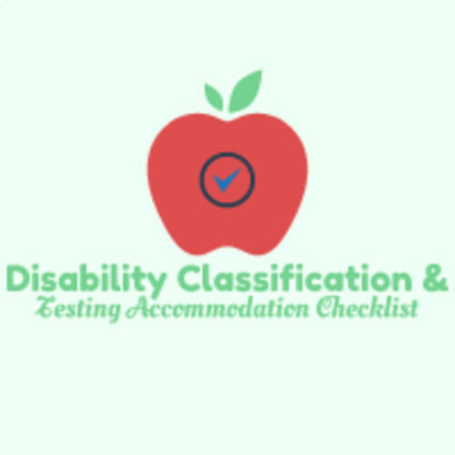 Disability Classification & Testing Accommodation Checklist's featured image