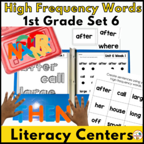 Benchmark Advance High Frequency Word Activities | 1st Grade Unit 6's featured image
