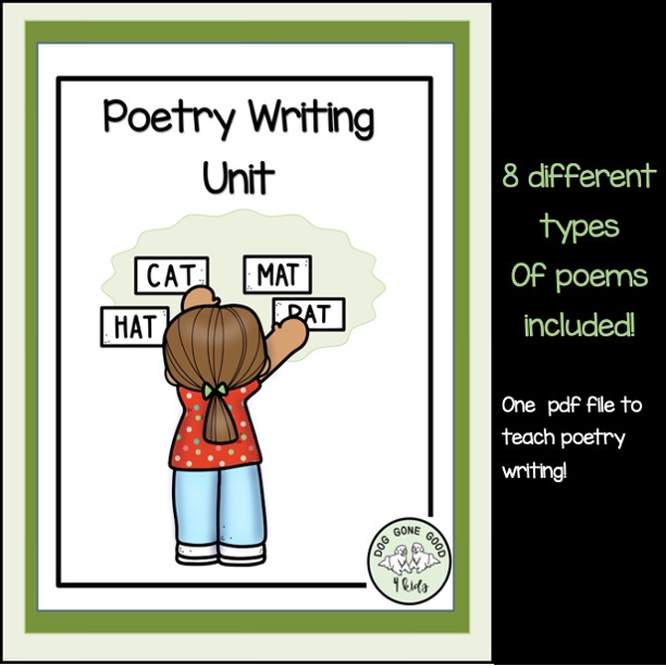 Poetry Writing Unit- 8 different poems