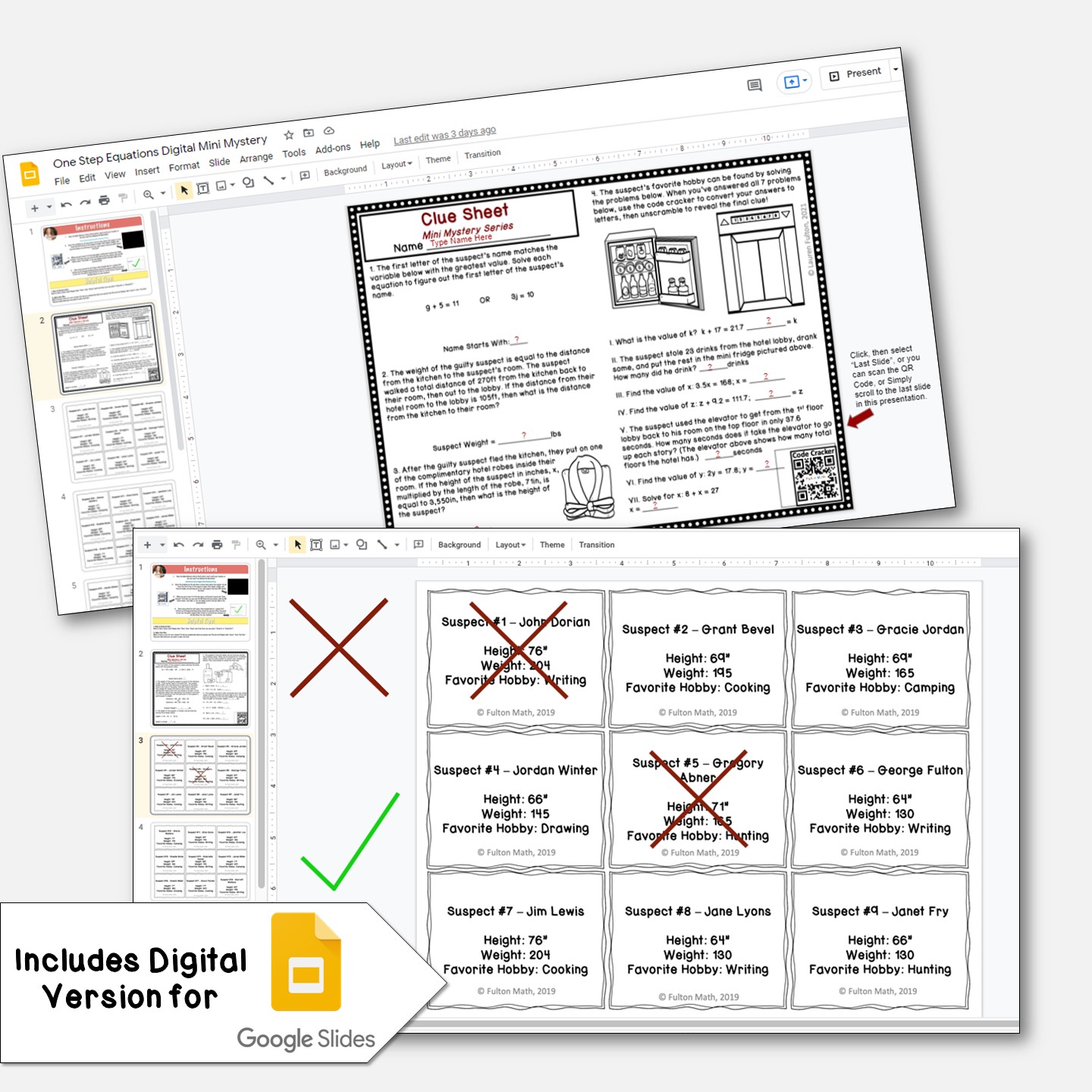 Solving Absolute Value Equations Murder Mystery - PDF & Digital