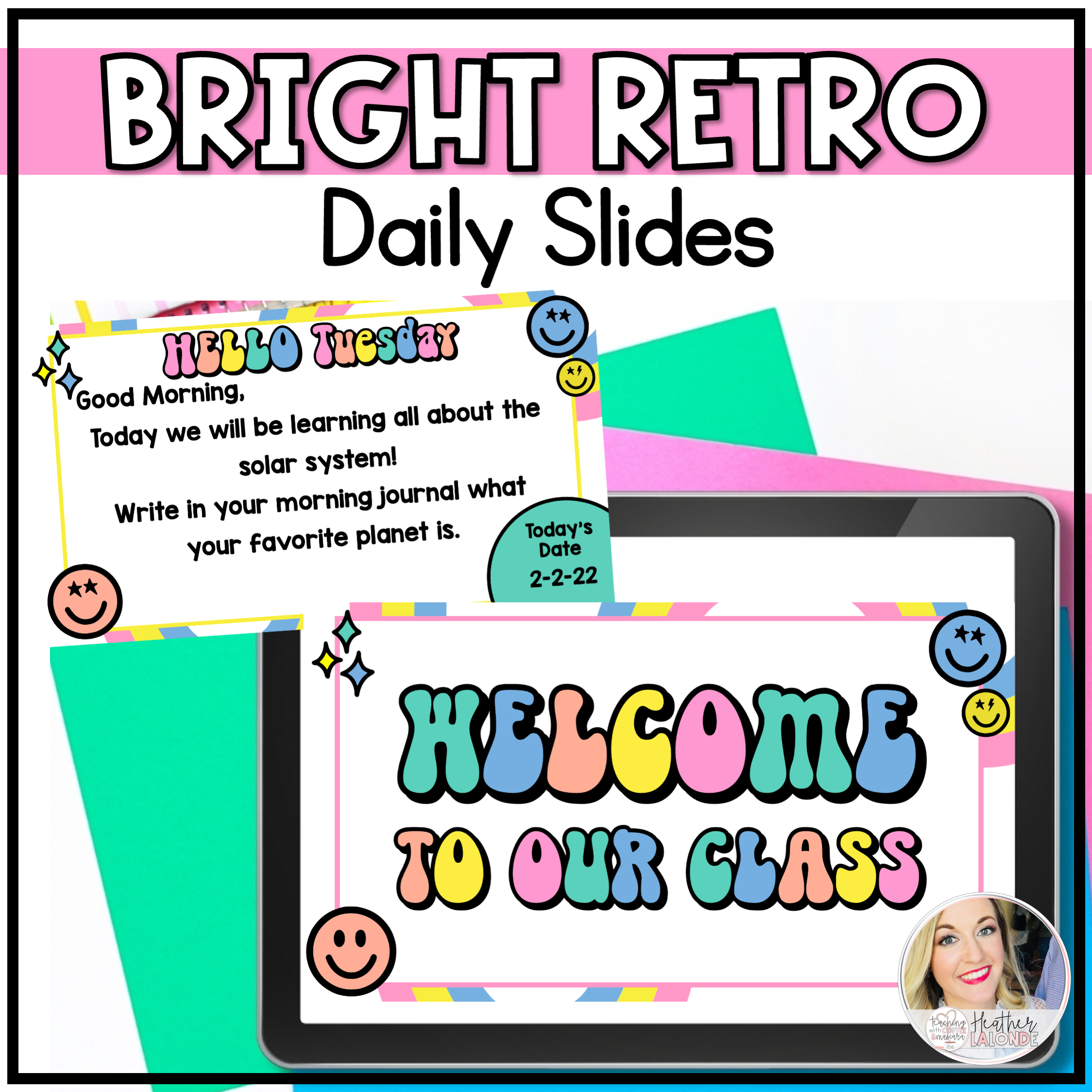 Retro Daily Slides Templates - Classful