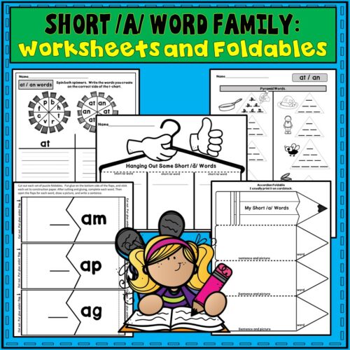 Short A Worksheets and Foldables's featured image