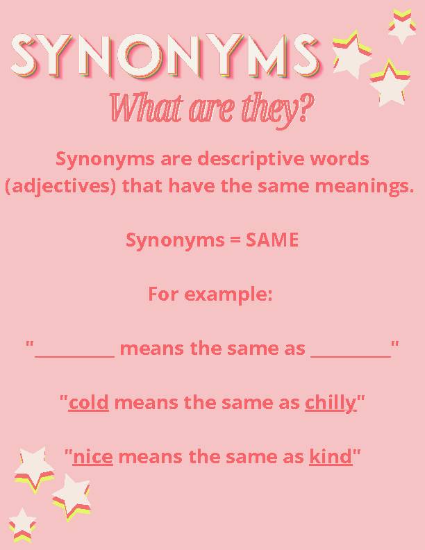 synonyms-bundle-printable-flashcards-classful