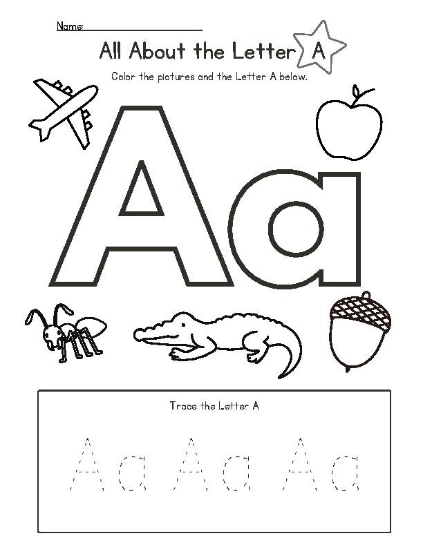 26 Printable All About the Letter Worksheets - Classful
