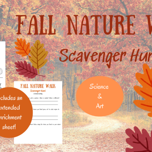 Fall Nature Walk Scavenger Hunt's featured image