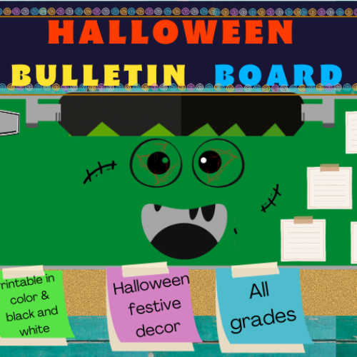 Halloween Bulletin Board - Frankly, I love your work!'s featured image