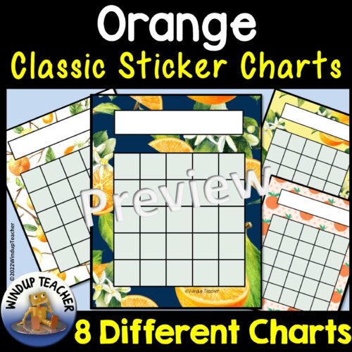 Orange Classic Sticker Charts's featured image