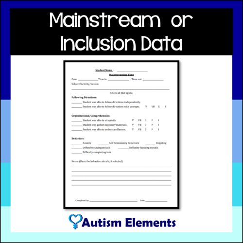 Mainstreaming Data- Inclusion- IEP Data's featured image