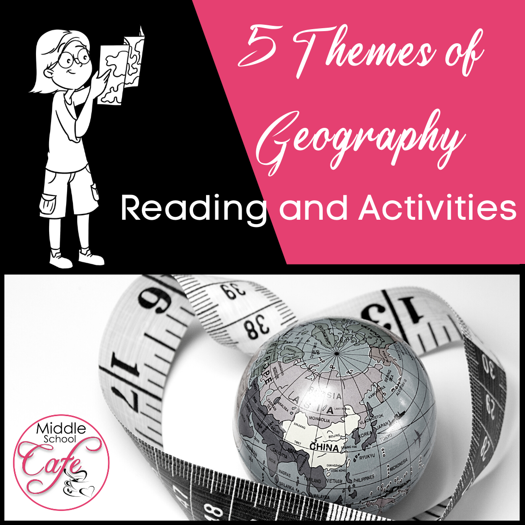 5 Themes of Geography Reading and Activities