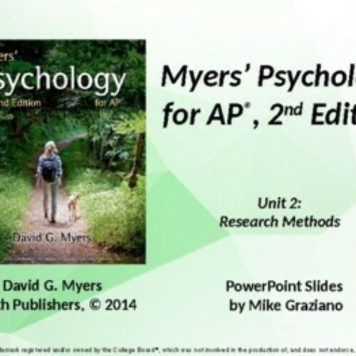 Myers' Psychology for AP (2nd Edition, 2014) - Unit 2 PowerPoint's featured image