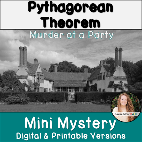 Pythagorean Theorem Activity Print and Digital Mystery Game's featured image
