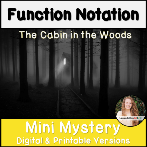 Function Notation Activity | Digital and Printable Mystery's featured image