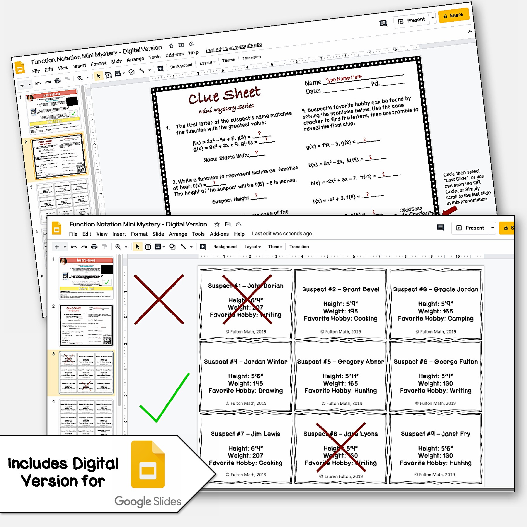 Halloween Math Activity: Mini Murder Mystery