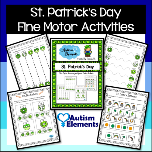St. Patrick's Fine Motor Activities-SPED & Autism Resources's featured image