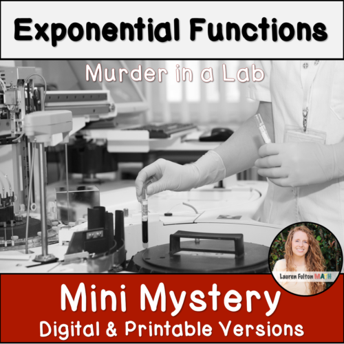 Exponential Functions Digital Activity - Mini Mystery's featured image