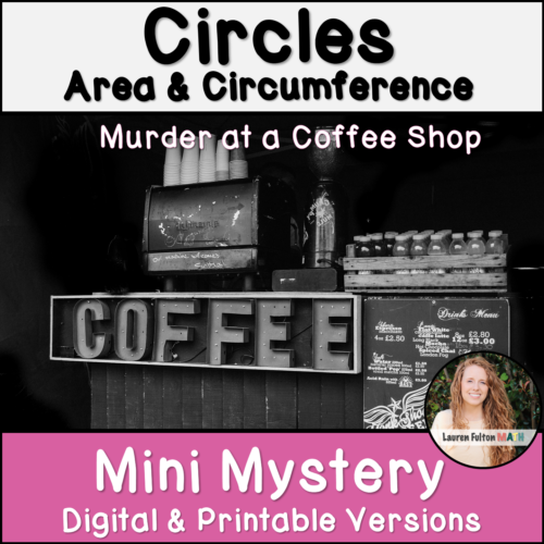 Area and Circumference of Circles Activity Mystery's featured image