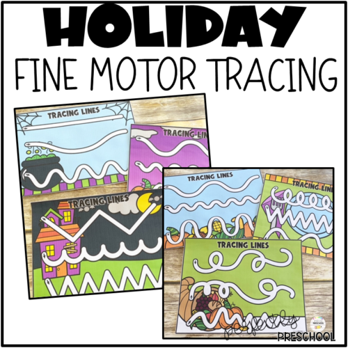 Holiday Fine Motor Tracing Prewriting Skills for Preschool and Kindergarten's featured image