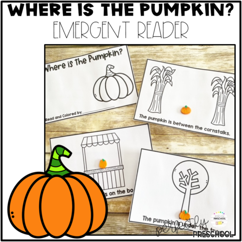 Where is the Pumpkin Positional Words Prepositions Book Fall Theme for Preschool's featured image