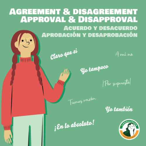 Spanish Agreement & disagreement - Approval & Disapproval (Acuerdo y desacuerdo)'s featured image
