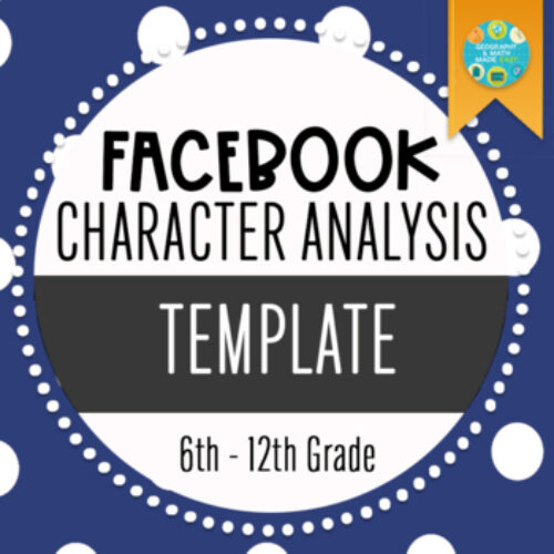 Social Studies: Facebook Character Analysis / Sketch Template's featured image