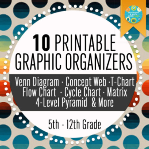 Geography & Social Studies Printable Graphic Organizers for Formative Assessment's featured image