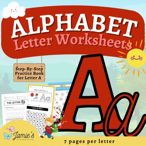 FREE - Alphabet Tracing & Writing Activity | Handwriting Practice Worksheet - Letter A's featured image