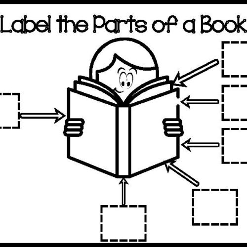 The Parts of a Book Worksheet Cut & Paste's featured image
